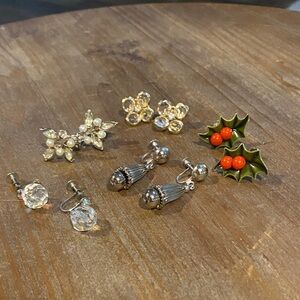 Elegant Silver and Gold Women's vintage Jewelry Set. My moms